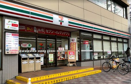 コンビニ　セブンイレブン 大阪出戸駅前店（コンビニ）まで110m