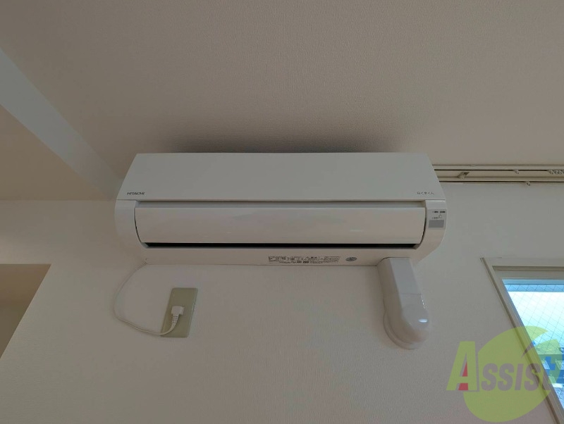 その他設備　エアコンが設置してありますので、寒暖対策もばっちり。