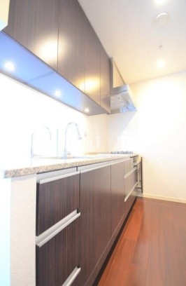 キッチン　ディスポーザー・浄水器完備のシステムキッチン