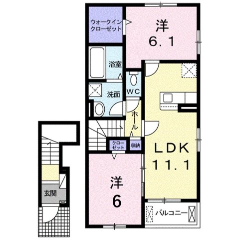 フラン　ブリーズ　IIIの間取り