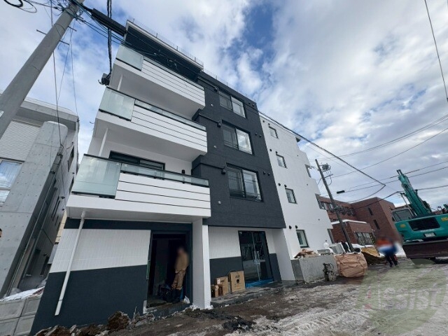 建物外観　札幌市中央区南九条「（仮称）南９西１５新築ＭＳ」