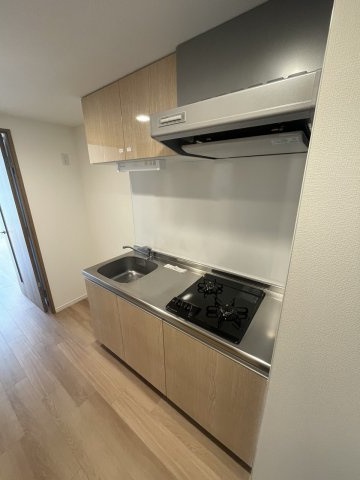 キッチン　システムキッチン二口ガスコンロ