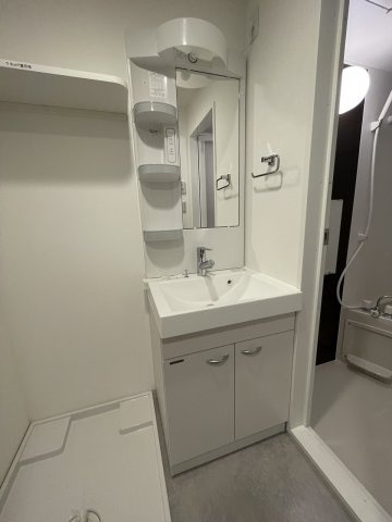 洗面設備　嬉しい独立洗面台