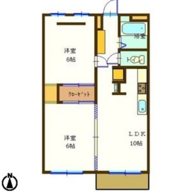 平和第2マンションの間取り