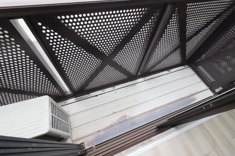 バルコニー　図面と現状が相違がある場合には現状を優先