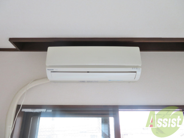 その他設備　エアコンが付いて入居のその日から快適ですね。