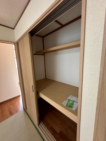 収納　たっぷりとした収納スペースです