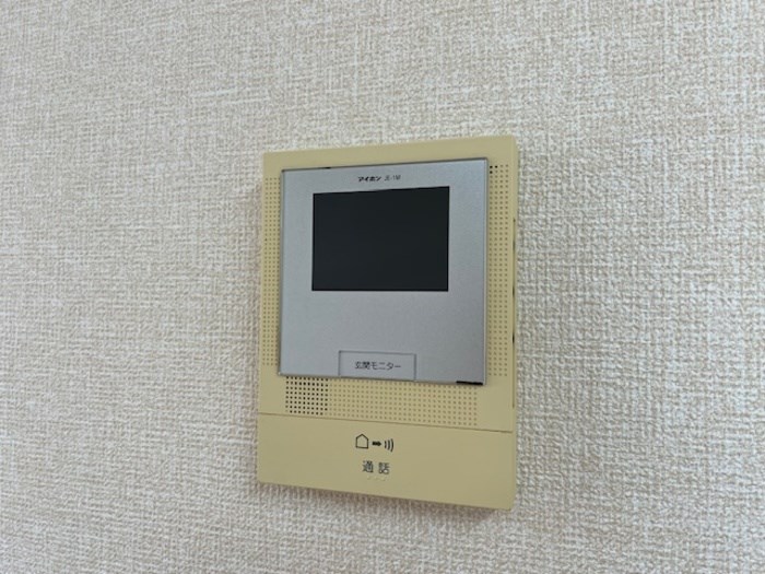 セキュリティ　モニター付きインターホンです