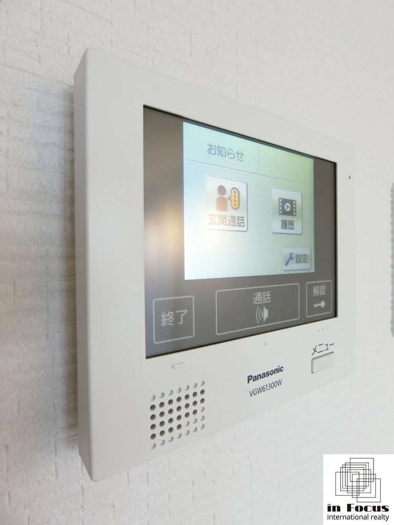 セキュリティ　来客の顔が見える安心のTVモニターホン