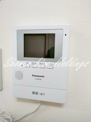 セキュリティ　モニタ付きインターフォン※モデルルーム