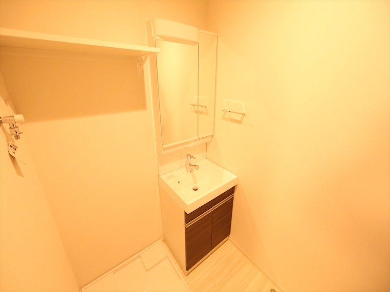 洗面設備　脱衣所　独立洗面台（シャンプードレッサー付）　同仕様写真