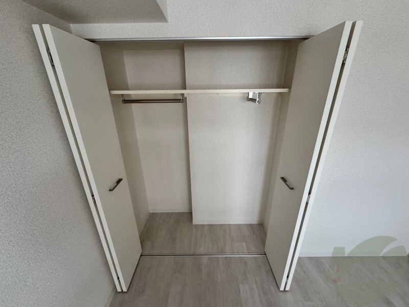 収納　収納です。寝室もすっきり片付きますよ～！