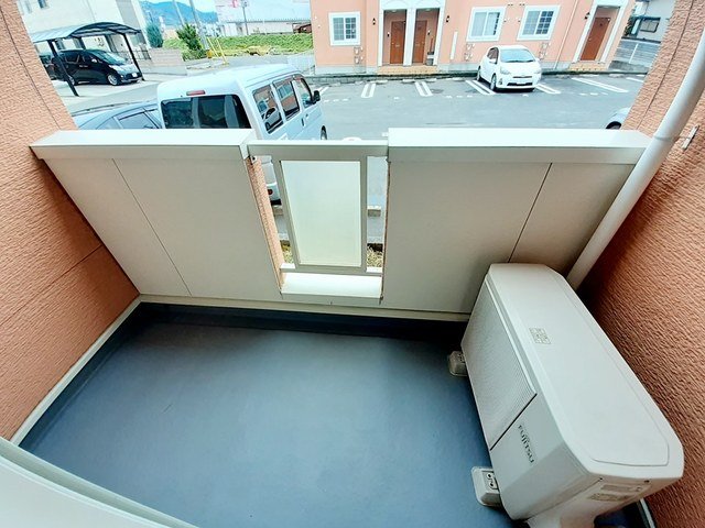 バルコニー　広々としたバルコニーです