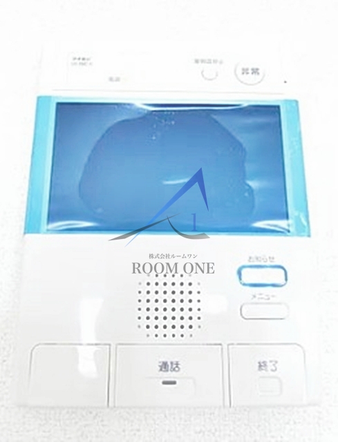 セキュリティ　モニター付きインターホンです。