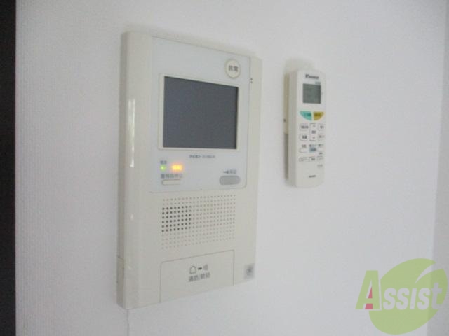 セキュリティ　モニタ付きで安心ですね。