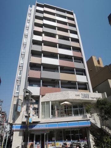 建物外観　八王子駅から徒歩6分！オートロック等、設備充実のマンション♪