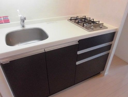 キッチン　二口コンロのシステムキッチン♪