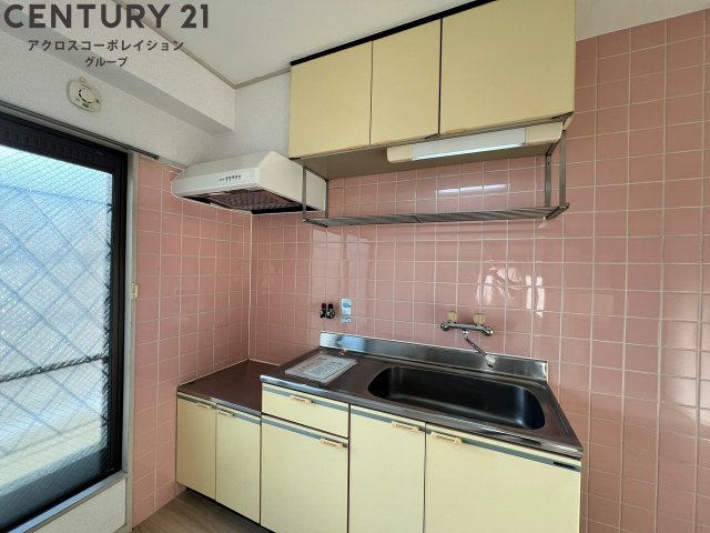 キッチン　ガスコンロ設置可能なキッチンです！