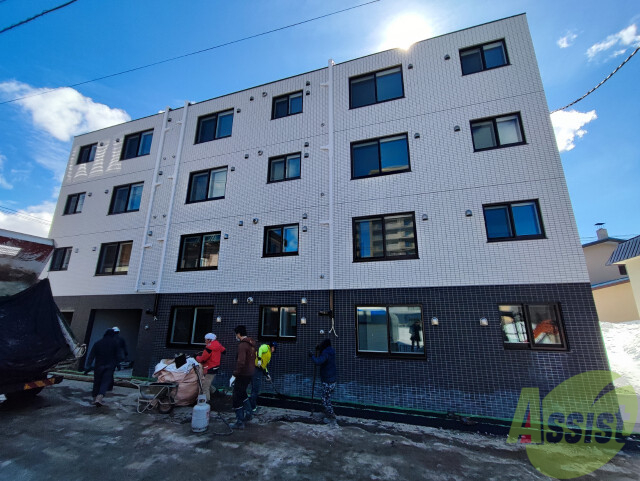 建物外観　札幌市南区澄川３条「アンベリーテ澄川」