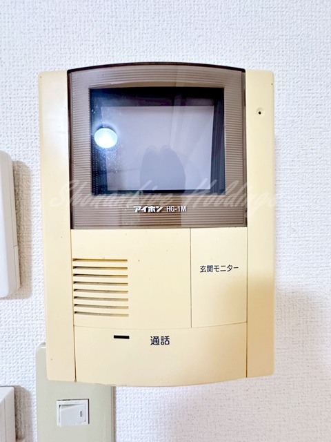 セキュリティ　モニタ付きインターホンで安心♪