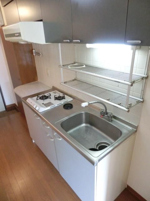 キッチン　２口ガスキッチン