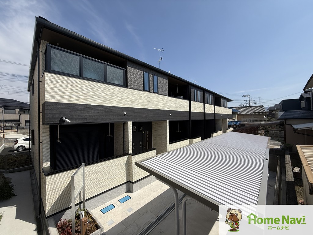 建物外観　「ヒカルサ富田林桜井」、現地待ち合わせのご案内可能です。