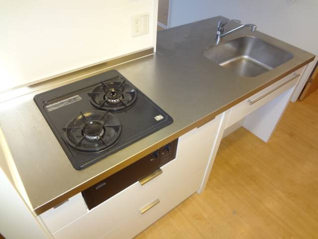 キッチン　２口ガスキッチン