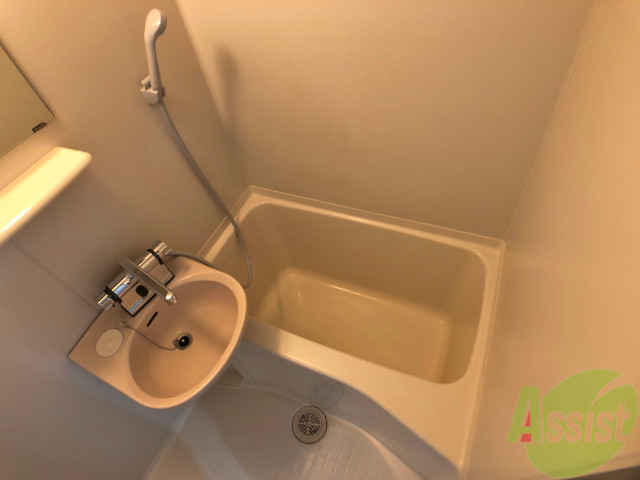 バス・シャワールーム　浴室はゆったりと浸かれるサイズ感になっていますね。