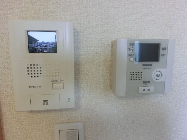 セキュリティ　来訪者の顔もバッチリです