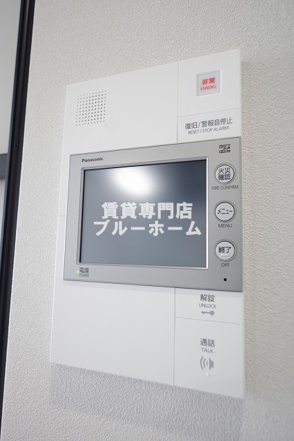 セキュリティ　モニター付きのインターホンです！