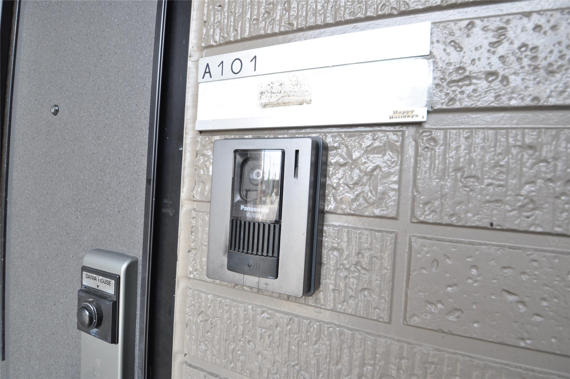 セキュリティ　モニター付きインターホン