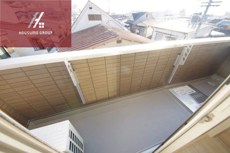 バルコニー　落ち着いた時間を過ごせるバルコニーです