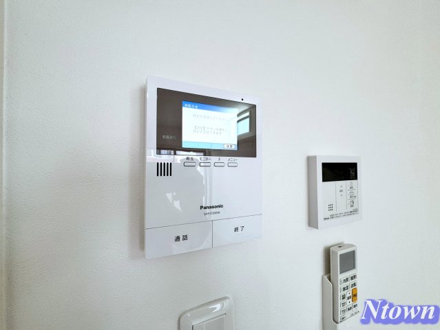 セキュリティ　モニター付きです。