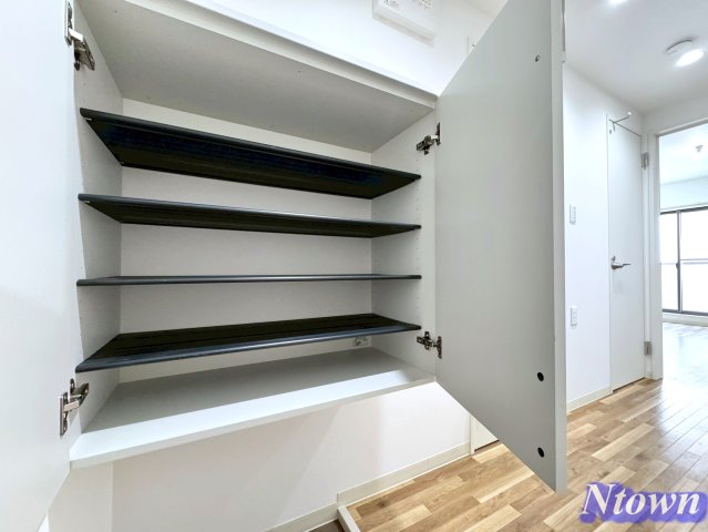 収納　十分な収納スペースがあります