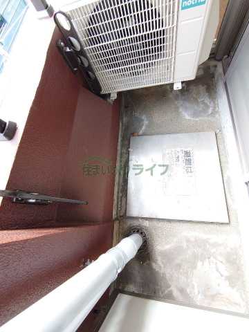 バルコニー　反転タイプ(404号室)の画像