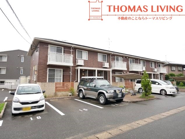 建物外観　粕屋町でのお部屋探しは、トーマスリビング粕屋店へご相談下さい