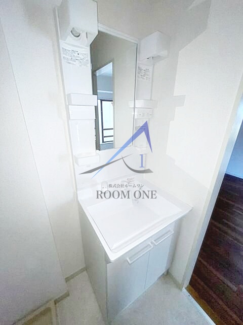 洗面設備　洗面台です。