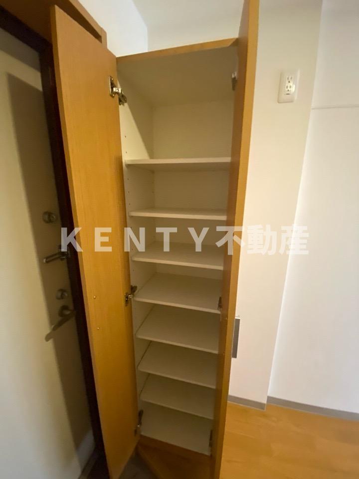 収納　十分な収納スペースがあります