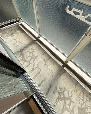 バルコニー　広々としたバルコニーです