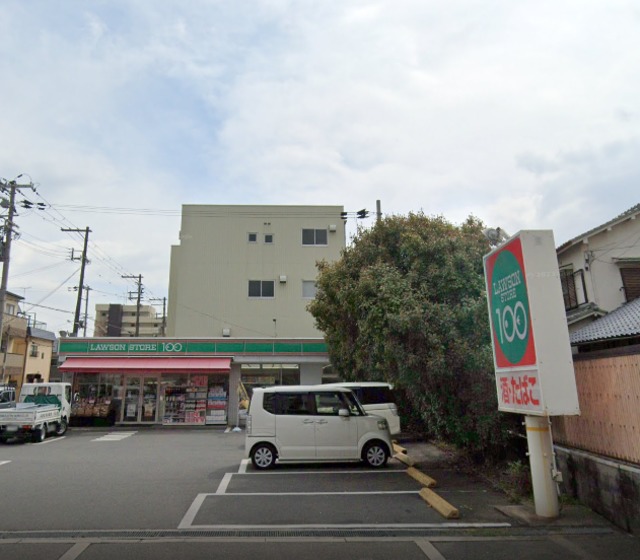 コンビニ　ローソンストア100平野加美北三丁目店（コンビニ）まで283m