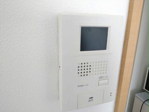 セキュリティ　モニターホン設置