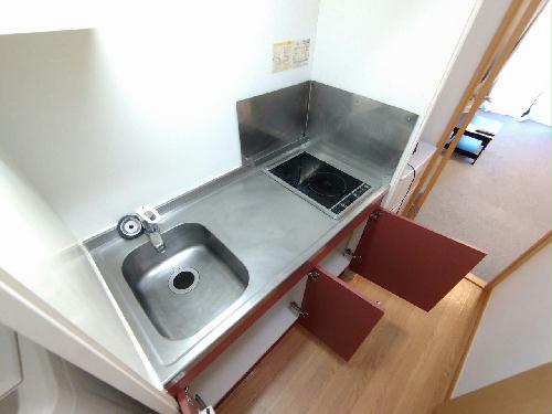 キッチン　シンク広く料理快適です♪シングルレバー設置