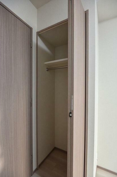 収納　クローゼットです