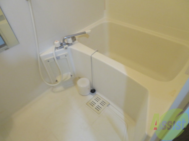 バス・シャワールーム　お風呂はこちらのユニットバスになりますよ