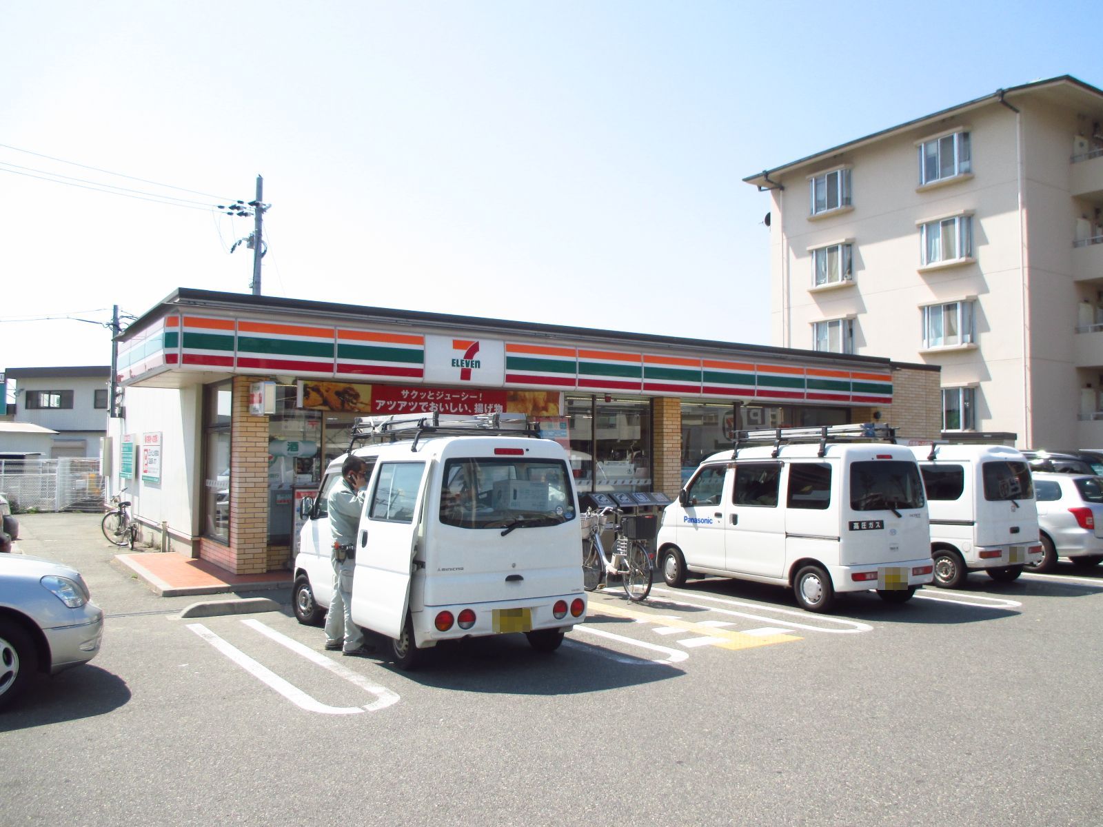 コンビニ　セブンイレブン明石明姫藤江店（コンビニ）まで448m