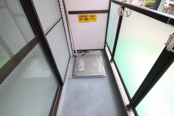 バルコニー　※別部屋の写真です