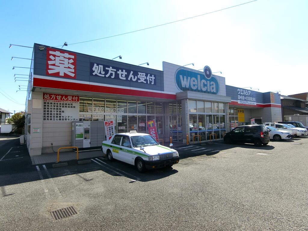 ドラックストア　ウエルシア前橋上新田店（ドラッグストア）まで850m