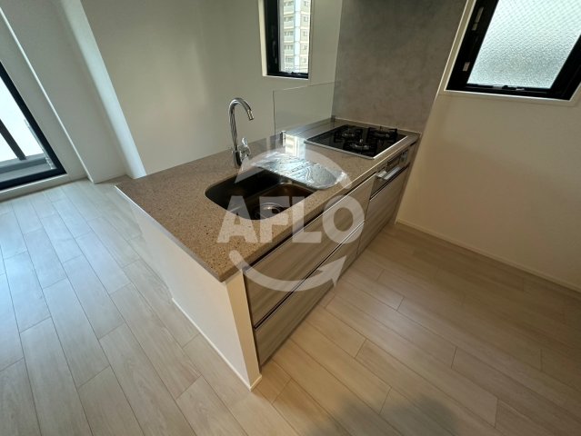 キッチン　ザ・パークハビオ谷町六丁目クロス　キッチン