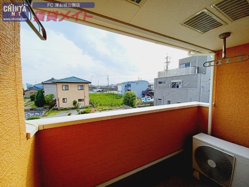 バルコニー　同タイプ部屋写真です。
