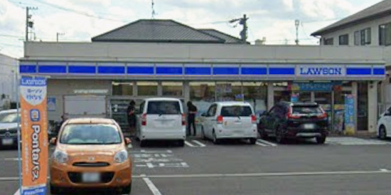 コンビニ　ローソン 清須押花店（コンビニ）まで489m
